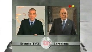 CCRTV  TV3  Telenotícies Migdia  Xavi Coral  Montse Jené  Novembre del 2000 [upl. by Waldman306]