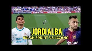 BatallaQuien es el más velozHirving Lozano vs Jordi Alba [upl. by Lila]