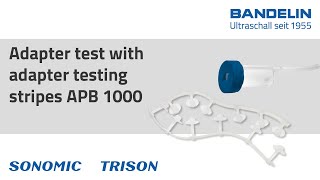 SONOMIC TRISON Adapter test with adapter testing stripes APB 1000 [upl. by Asp]