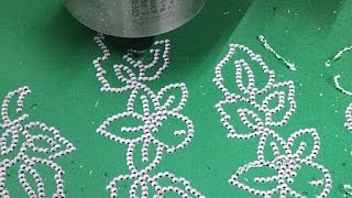 SAREE DESIGN CUTTING IN CNC MACHINE 😍 [upl. by Yila]