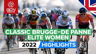 Sprinting Dominance In A Hectic Finale  Classic Brugge  De Panne 2022 Womens Highlights [upl. by Ziul]