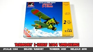 Armory Polikarpov I15bis 1144 Unboxing [upl. by Rochette]