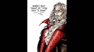 Richter amp Dracula practice their lines Castlevania Comic Dub castlevania richterbelmont dracula [upl. by Yroffej]