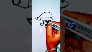 Funny Santa Claus 🎅 drawing for kids kidsdrawing howtodraw shorts PalakEducationArts [upl. by Sorensen]