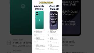 Motorola G45 5G vs Poco M6 Plus 5G 👍 moto g45 5g review 😲 poco m6 Plus 5g price tecnicalguruji [upl. by Sherilyn678]