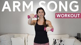 Arm Song Workout  Shoulders Spin Class Arms [upl. by Notsuh]