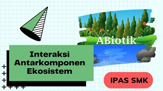 Interaksi Antar komponen Ekosistem  Komponen Biotik ampAbiotik [upl. by Enovahs]