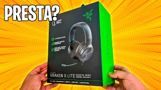 O HEADSET MAIS quotBARATOquot DA RAZER  Kraken X Lite [upl. by Chalmers]