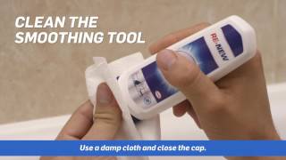 HowTo RENEW Your Bathroom Sealant with UniBond  BampM Stores [upl. by Diego]