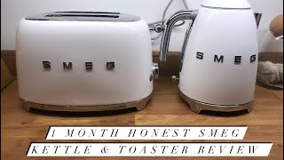 1 Month Honest SMEG Kettle and Toaster Review [upl. by Florida]