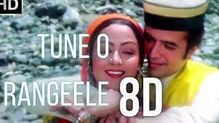 Tune O Rangile  Romantic Love Songs  8D Remix Song Dil Se [upl. by Snoddy134]