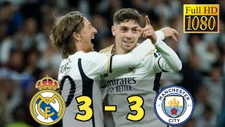 Real Madrid vs Manchester City 33  Highlights amp Goals  2024 [upl. by Darken]