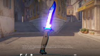 CS2 BOWIE Knife SAPPHIRE [upl. by Lemahs]