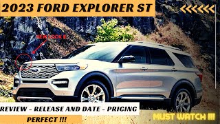 2023 Ford Explorer ST 060  Specs  Price  Interior amp Exterior [upl. by Agnella]