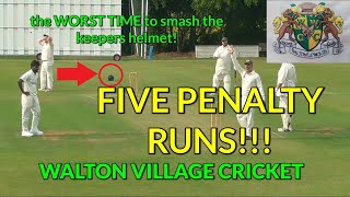 5 PENALTY RUNS Steves DOLLY DROPPED CATCH  Middle order COLLAPSE  Walton VILLAGE CRICKET [upl. by Manchester]