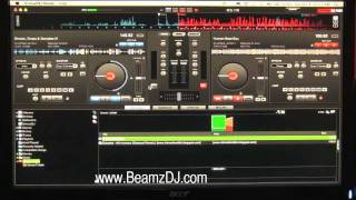 Beamz DJ Laser Controller Quickstart Tutorial Training For Virtual DJ DJT3 DJ CA AZ USA [upl. by Ilellan84]