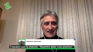 Foscarini non fa drammi quotRipartire dalle cose positivequot [upl. by Anayrb]