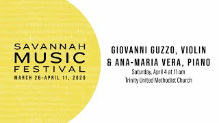 Philip Dukes  Giovanni Guzzo and AnaMaria Vera at the 2020 Savannah Music Festival [upl. by Nnyltiak]