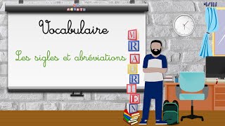 13 Les sigles et abréviations CM2 5APG [upl. by Sadiras]