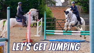 Our First Jump Lesson Back [upl. by Aicnetroh154]