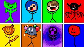 Ache o STICKMAN PARTE 3 MINECRAFT [upl. by Aysan]