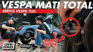 MATI TOTAL‼️ Penyakit Vespa Tua Karatan Setelah 30 Tahun [upl. by Nahor624]