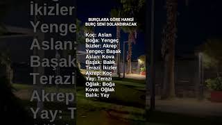 Burçlara göre hangi burç seni dolandıracak burç burc burçlar burclar burcler burçlaragöre [upl. by Seraphina]