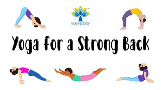 Yoga for Strong Back for Kids  Backbends to Improve Posture  Yoga for Children  Yoga Guppy [upl. by Enybor]