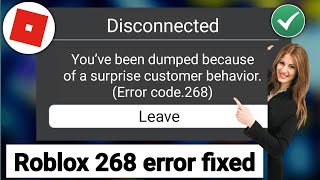 Fix you have been kicked due to unexpected client behavior Roblox Disconnected Error Code 268 [upl. by Sieracki]