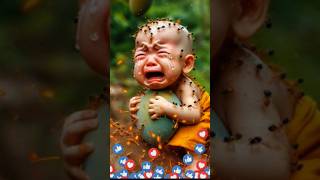 Cute baby boy babycrying small funny newborn yutube viral photography Cute funny mychannel [upl. by Georgeanne]