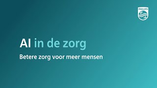 AI in de zorg  Efficientere zorg door AI [upl. by Nwahsat]