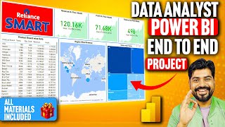 Complete Power BI tutorial for Beginners 2024 🚀🚀All material 🎁 included [upl. by Meirrak]