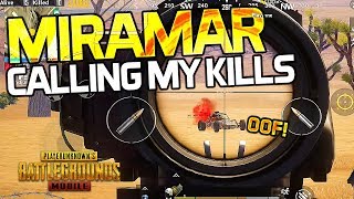 PREDICTING MY TOTAL KILLS  MIRAMAR M4SLR ACTION  PUBG Mobile [upl. by Nylessej]