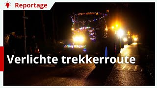 Verlichte trekkerroute in de donkere dagen voor kerst [upl. by Albert]