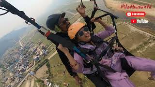 डर लागो landing गर्नु न छितोpilotbasanta paragliding scared fumny video [upl. by Valentine589]