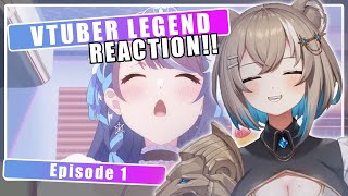 VTUBER REACTS TO VTUBER LEGEND ANIME  EP 1 [upl. by Delly]