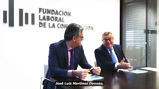 Fundación ONCE Inserta y Fundación Laboral de la Construcción firman un convenio de colaboración [upl. by Adianes515]