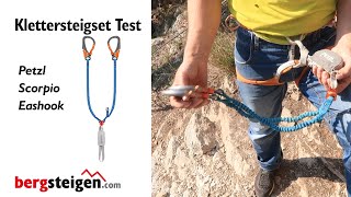 Klettersteigset Test Petzl Scorpio Eashook bergsteigencom [upl. by Gothar]