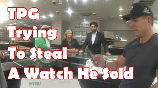 Body Cam Footage Shows Anthony FarrerTPGTrying To Steal A Watch He SoldCredit to The CrimePiece [upl. by Strage]