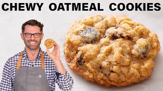 Chewy Oatmeal Cookies Recipe [upl. by Etolas966]