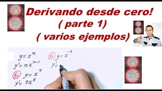 Derivando desde cero parte 1 de 2 Introducción a las derivadasderivadas básicas [upl. by Skricki]