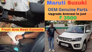 Maruti Brezza Lxi 2022 Armrest Upgrade  viralvideo Brotomotiv ArunPanwarx Biturbomedia [upl. by Leidgam]