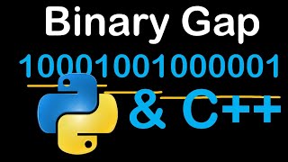 Binary Gap in Python and C Codility Solutions Lesson 1 [upl. by Kimberlyn]