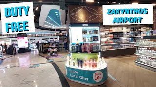 Greece Zante Airport quick look at the Duty Free and some prices shopping greece travel [upl. by Enilkcaj]