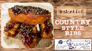 How to Make Juicy Instant Pot BBQ Country Style Ribs in Minutes [upl. by Piselli631]