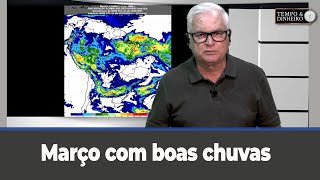 Março com boas chuvas no Sudeste mas abaixo da média em grande parte do Brasil [upl. by Fransis]