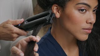 Hot Tools Pro Artist Black Gold Evolve Ionic Salon Hair Flat Iron  LongLasting review [upl. by Imas476]