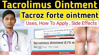 Tacroz forte 01 ointment  Review  tacrolimus ointment 01 ww review  tacroz forte [upl. by Ylram291]