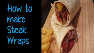 How to make Steak Wraps Recipe  Simon Lams Yum Yum Food [upl. by Dripps]