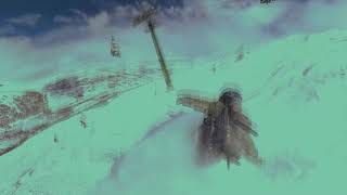 Mne  malo malo malo tebya  Sestriere powder snowboarding [upl. by Ardnovahs]